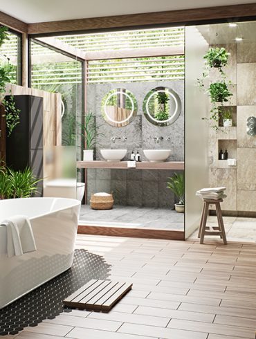 Tropical Bathroom Décor Ideas